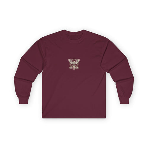 Built For More Long Sleeve Tee — Eagle Shield Graphic